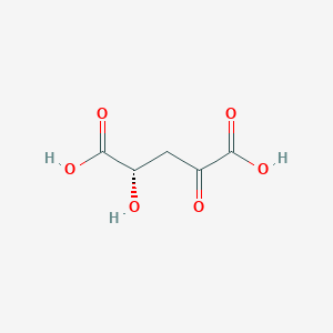 molecular formula C5H6O6 B1245456 L-4-hydroxy-2-oxoglutaric acid 