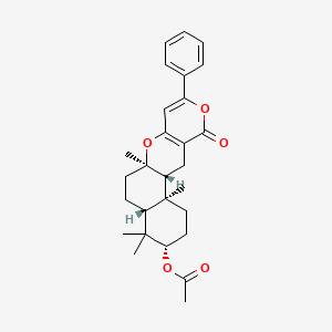 molecular formula C28H34O5 B1245457 Phenylpyropene C 