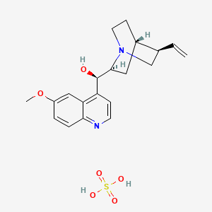 molecular formula C20H26N2O6S B1245458 Quinine bisulfate CAS No. 549-56-4