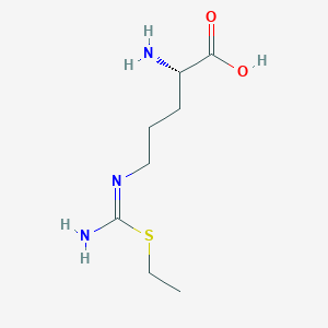 molecular formula C8H17N3O2S B1245467 s-Ethyl-l-thiocitrulline 