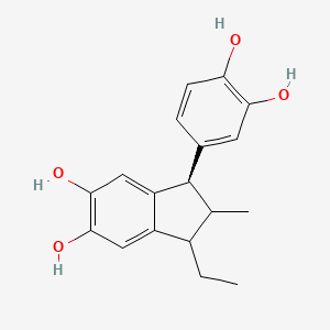 molecular formula C18H20O4 B1245468 Demethyldiisoeugenol 