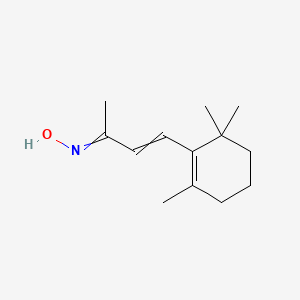molecular formula C13H21NO B12454811 beta-Ionone oxime CAS No. 39190-05-1