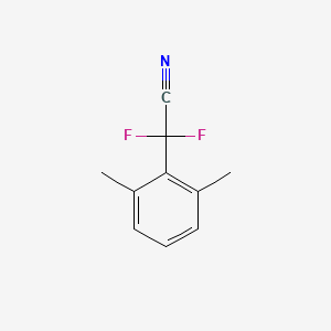 molecular formula C10H9F2N B12454839 (2,6-Dimethylphenyl)(difluoro)acetonitrile 