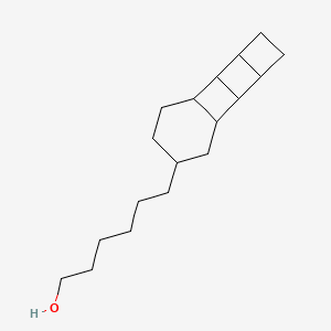 molecular formula C18H30O B1245490 6-[3]-Ladderane-1-hexanol 