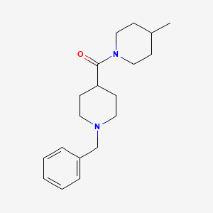 molecular formula C19H28N2O B12454986 (1-Benzylpiperidin-4-yl)(4-methylpiperidin-1-yl)methanone 