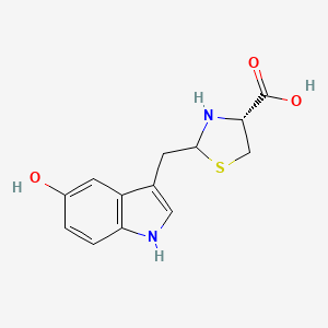 (4R)-2-[(5-hydroxy-1H-indol-3-yl)methyl]-4-thiazolidinecarboxylic acid