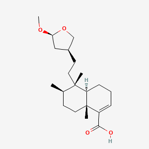 13-Epi-15,16-epoxy-15alpha-methoxy-ent-clerod-3-en-18-oic acid