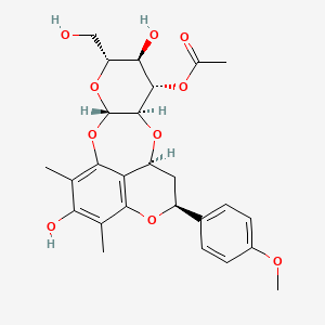 molecular formula C26H30O10 B1245510 abacopterin B 
