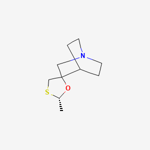 (2S)-2-Methylspiro[1,3-oxathiolane-5,3'-1-azabicyclo[2.2.2]octane]