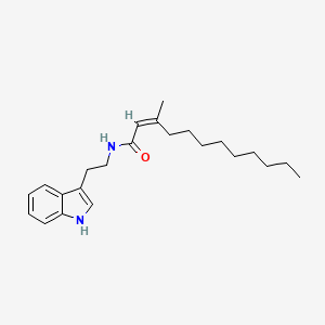 molecular formula C23H34N2O B1245516 granulatamide A 