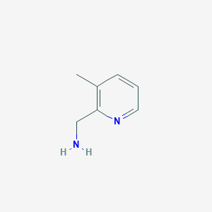 molecular formula C7H10N2 B124552 (3-Methylpyridin-2-yl)methanamine CAS No. 153936-26-6