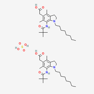 molecular formula C50H82N4O10S B1245523 Pactimibe sulfate CAS No. 608510-47-0