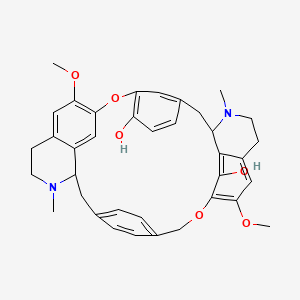 molecular formula C37H40N2O6 B1245533 顺藤藤碱 