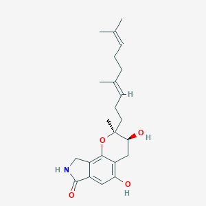 molecular formula C23H31NO4 B1245539 棒曲霉素 B 