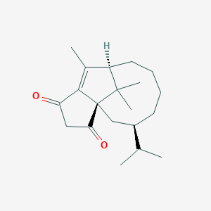 molecular formula C20H30O2 B1245556 Amentoditaxone 