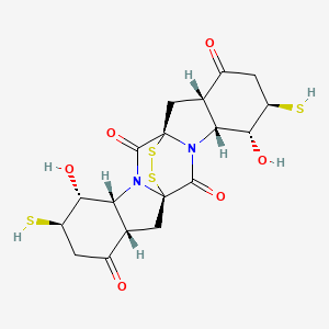 molecular formula C18H20N2O6S4 B1245563 rostratin D 