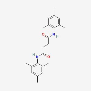 molecular formula C22H28N2O2 B12455696 N,N'-bis(2,4,6-trimethylphenyl)butanediamide 