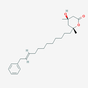 molecular formula C25H38O3 B1245576 Trisphaerolide A 
