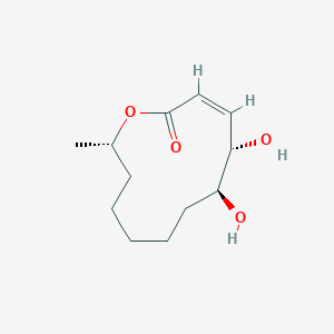 molecular formula C12H20O4 B1245580 Cladospolide B CAS No. 96443-55-9