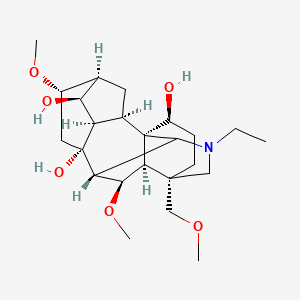 molecular formula C24H39NO6 B1245587 Bullatine B 
