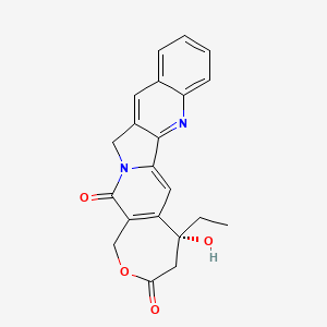 molecular formula C21H18N2O4 B1245609 Diflomotecan CAS No. 186669-19-2