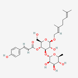 molecular formula C31H44O12 B1245611 ligurobustoside C 