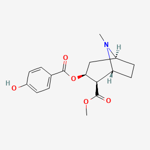 molecular formula C17H21NO5 B1245612 p-hydroxycocaine CAS No. 89339-16-2