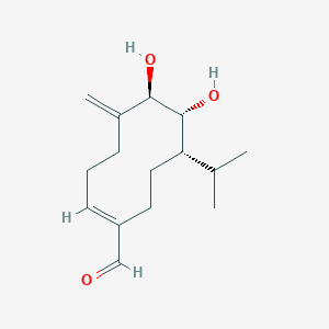 molecular formula C15H24O3 B1245615 Kikkanol E 