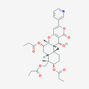 molecular formula C34H43NO10 B1245618 Pyripyropene I 