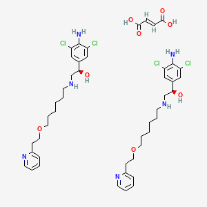 molecular formula C25H33Cl2N3O6 B1245622 Picumeterol fumarate CAS No. 130641-37-1
