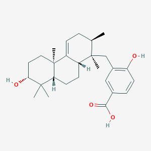 molecular formula C27H38O4 B1245625 Noscomin 