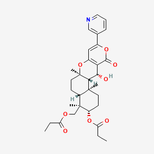 molecular formula C31H39NO8 B1245636 Pyripyropene N 