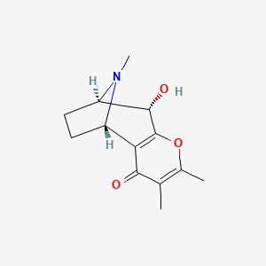 molecular formula C13H17NO3 B1245637 10-Hydroxydarlingine 