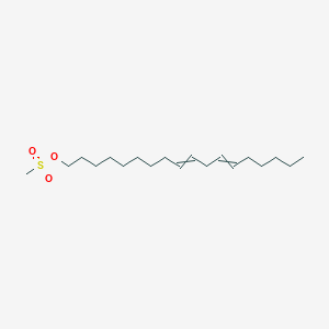 molecular formula C19H36O3S B12456448 (9Z,12Z)-octadeca-9,12-dienyl methanesulfonate 