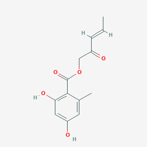 molecular formula C13H14O5 B1245655 globosumone A 