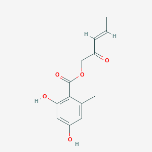 molecular formula C13H14O5 B1245655 球形素 A 