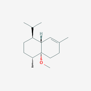 molecular formula C16H28O B1245657 1-Methoxy-4-cadinene 