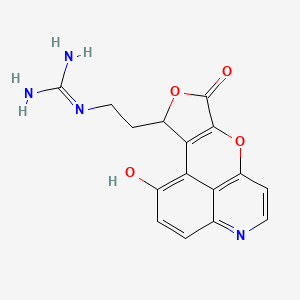 molecular formula C16H14N4O4 B1245665 Distomadine A 