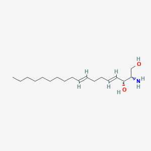 molecular formula C18H35NO2 B1245689 sphinga-4E,8E-dienine 