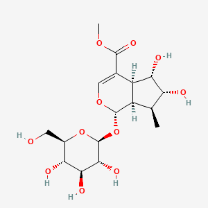 molecular formula C17H26O11 B1245700 5-脱氧普切洛苷 I 