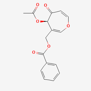 molecular formula C16H14O6 B1245702 Grandiuvarone A 