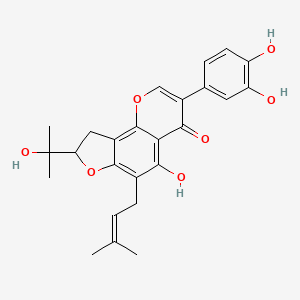 molecular formula C25H26O7 B1245709 Furowanin B 
