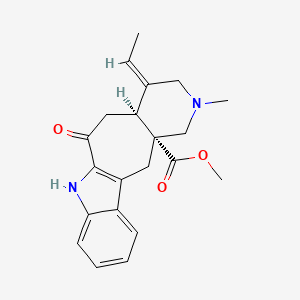 molecular formula C21H24N2O3 B1245711 19,20-Dehydroervatamine 