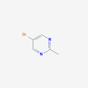 molecular formula C5H5BrN2 B124572 5-溴-2-甲基嘧啶 CAS No. 7752-78-5