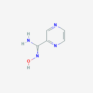 molecular formula C5H6N4O B124573 (Z)-N'-hydroxypyrazine-2-carboximidamide CAS No. 51285-05-3