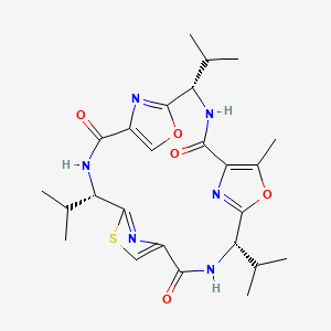 molecular formula C25H32N6O5S B1245730 Bistratamide G 