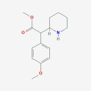 molecular formula C15H21NO3 B1245742 p-Methoxymethylphenidate 
