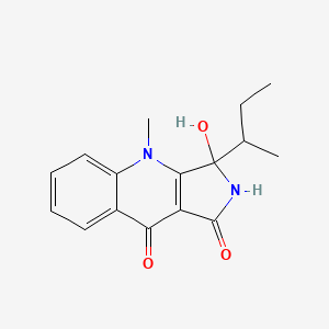 molecular formula C16H18N2O3 B1245743 Quinolactacin C 