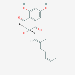 molecular formula C21H24O5 B1245749 Phosphatoquinone A 