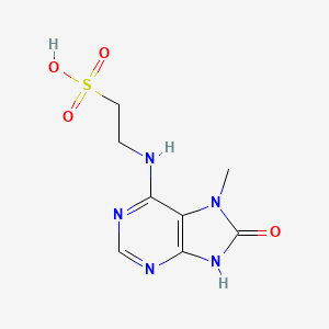 molecular formula C8H11N5O4S B1245764 Microxine 